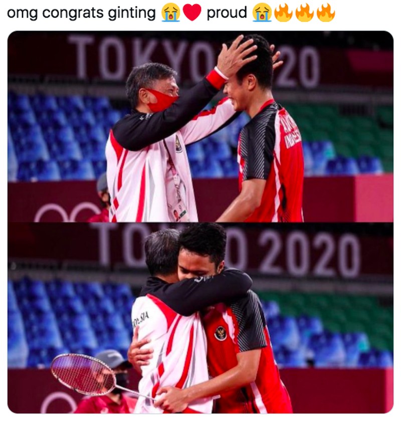 Meme Anthony Ginting Raih Perunggu Olimpiade 2020