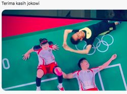 Meme Penambah Imun Usai Greysia/Apriyani Raih Emas