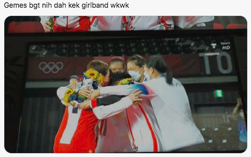 Meme Greysia/Apriyana Menang Medali Emas Olimpiade Tokyo 2020