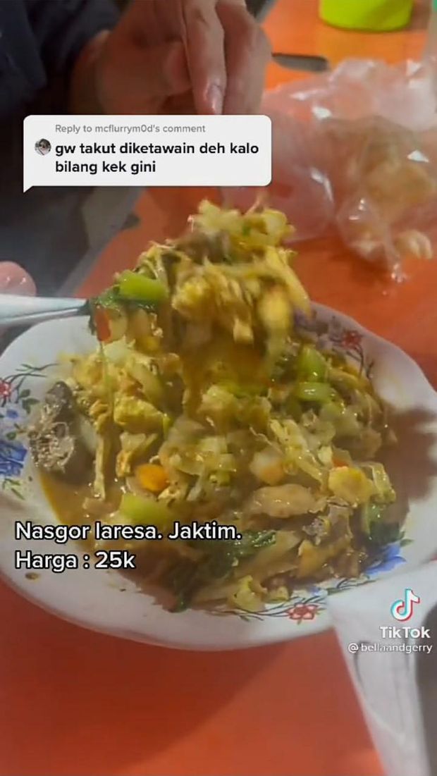 Kocak! Netizen Ini Beli Nasi Goreng Tanpa Nasi dan Mie Ayam Tanpa Mie