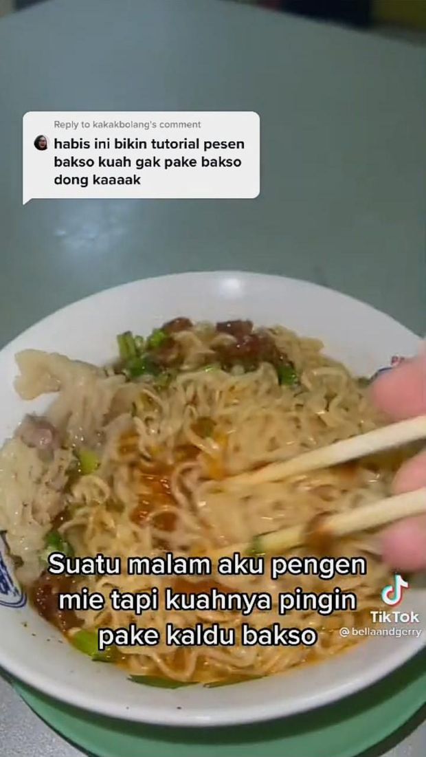 Kocak! Netizen Ini Beli Nasi Goreng Tanpa Nasi dan Mie Ayam Tanpa Mie