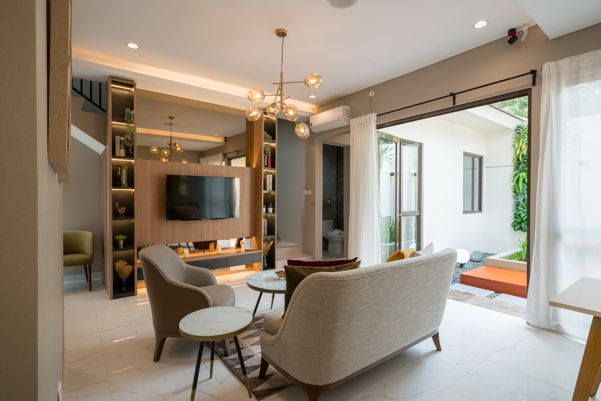 Ruangan dalam rumah.