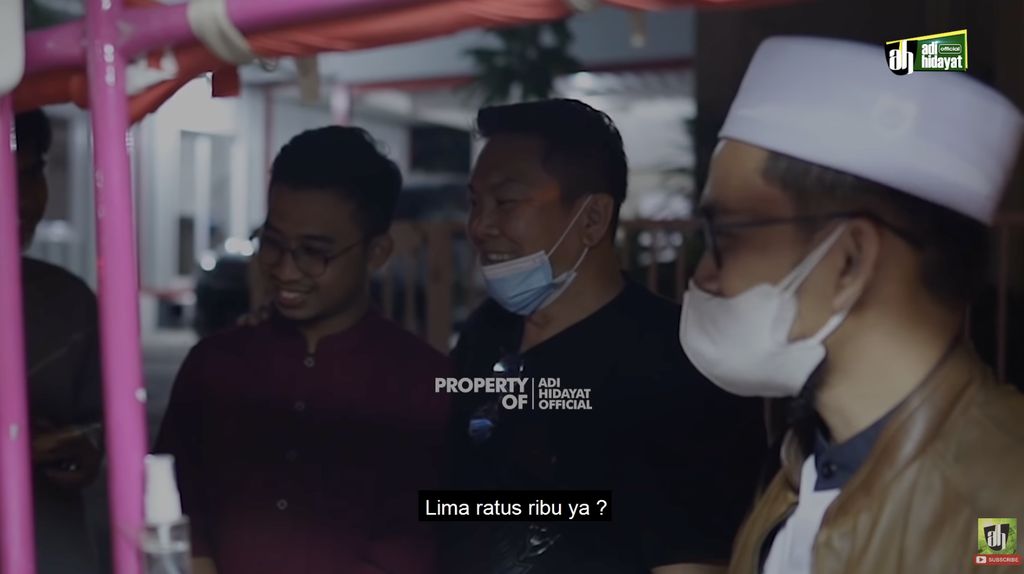 Viral Ustaz Adi Hidayat Nawar Roti, dari Harga Rp 86 Ribu Jadi Rp 1 Juta!