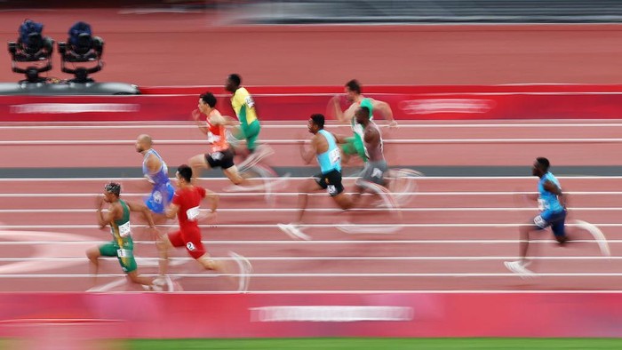 Pelari Italia, Lamont Marcell Jacobs, menjadi manusia tercepat di Olimpiade Tokyo 2020. Ia berhasil meraih emas dari cabang atletik lari 100 meter putra.