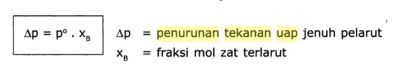 contoh soal penurunan tekanan uap
