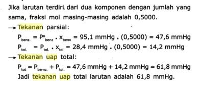 Tekanan uap paling besar