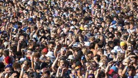 Sempat vakum pada tahun lalu, acara tahunan music Lollapalooza kini bergulir Kembali. Amy Harris/Invision/AP.