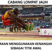 Diawali dengan kenangan sama mantan dulu deh biar lompatnya bisa jauh. Apalagi kalau yang diingat kenangan yang buruknya, dijamin makin jauh lompatnya. Foto: instagram.com/andumhumor