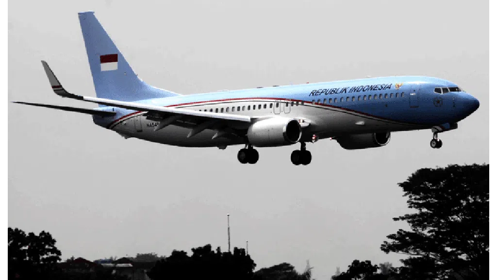 Deretan Foto Pesawat Kepresidenan yang Kini Berganti Warna