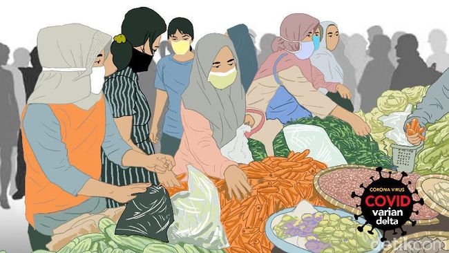 Ilustrasi Virus Corona, Covid 19