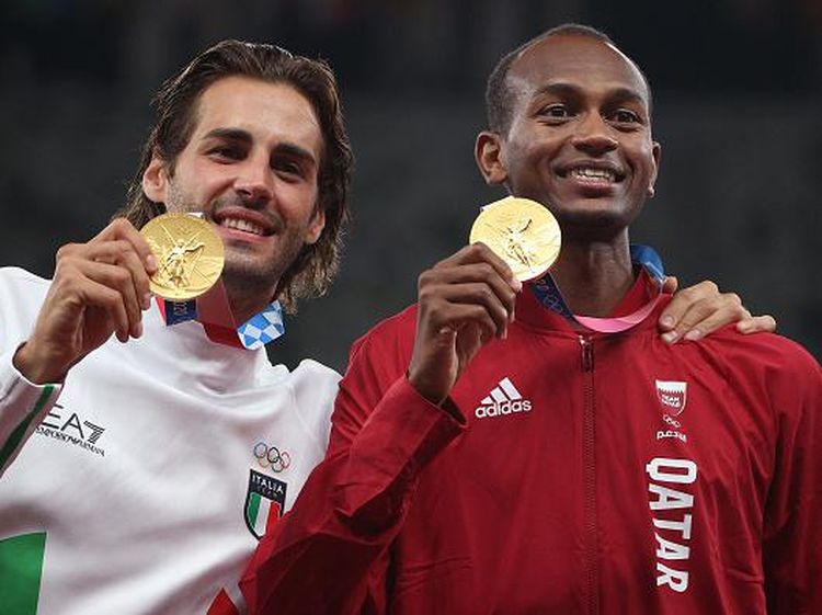 Ini Dua Atlet Lompat Tinggi yang Berbagi Emas di Olimpiade