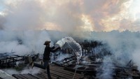 Kebakaran yang terjadi pada pukul 14.00 WIB tersebut menghanguskan sebanyak 29 rumah dan satu sarang burung walet.