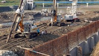Pembangunan Bendungan Cipamingkis ditargetkan selesai pada 2022.