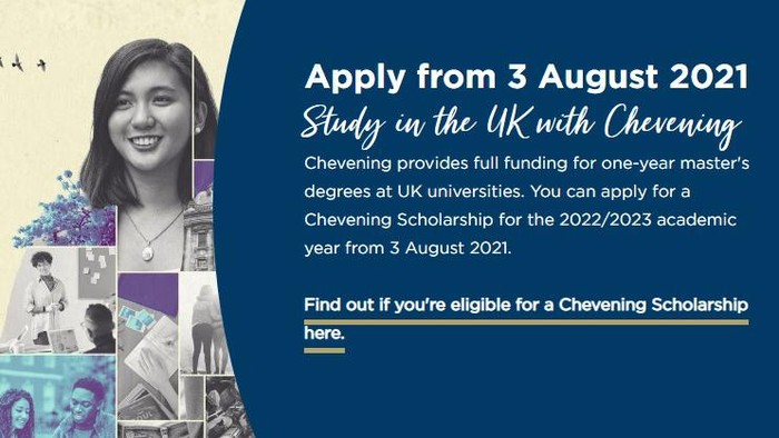 Pendaftaran Beasiswa Chevening Dibuka, Ini Syaratnya