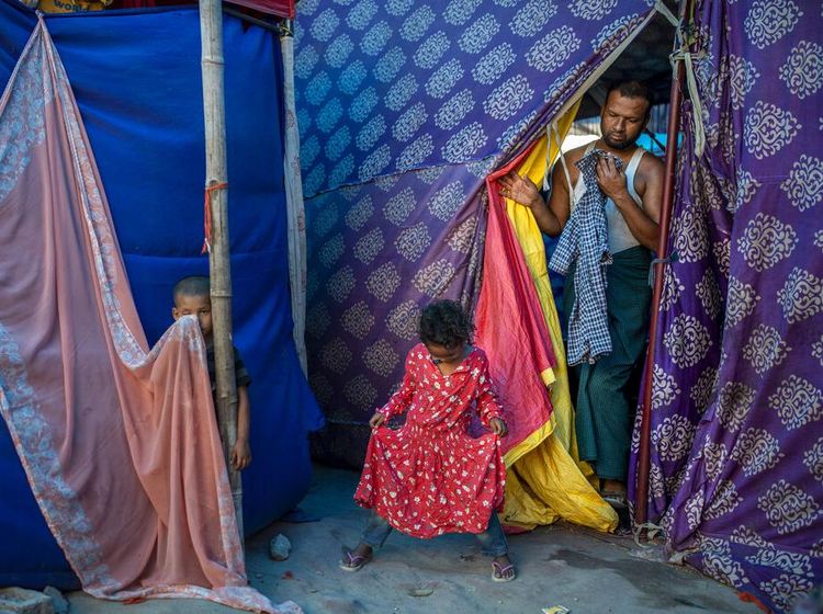 Potret Pengungsi Rohingya di India Menanti Vaksinasi Corona