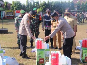 PPKM Diperpanjang, Ribuan Perlengkapan Tanggulangi COVID-19 Disebar di Madiun