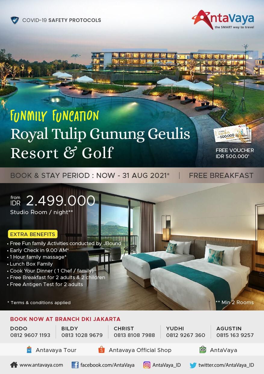 Promo hotel Royal Tulip Gunung Geulis