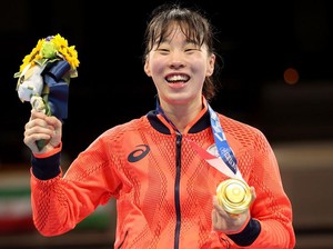 Sena Irie Terinspirasi Manga, Kini Raih Emas Tinju di Olimpiade Tokyo