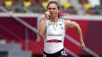 Kristina Timanovskaya diusir dari Olimpiade Tokyo 2020 oleh timnya sendiri. Alih-alih pulang, sprinter Belarusia itu mencari suaka politik karena ketakutan. AP Photo/Martin Meissner  