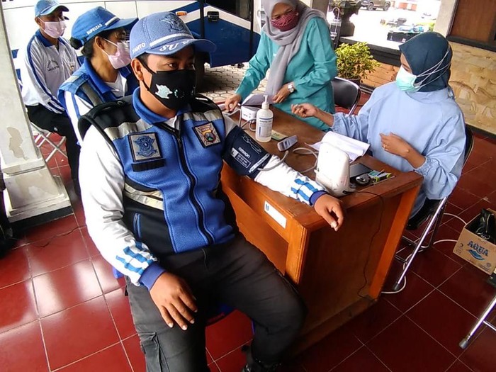 Supeltas saat menerima vaksin dosis kedua