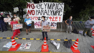 Kasus Corona Melonjak, Warga Berdemo Tolak Olimpiade Tokyo
