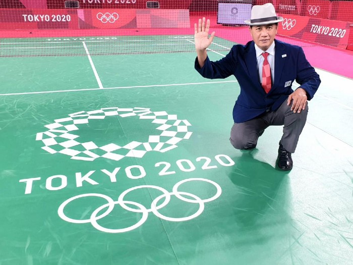 Wahyana, wasit bulutangkis di Olimpiade Tokyo 2020 asal Indonesia.