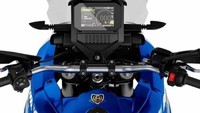 Aprilia Tuareg dibekali beberapa fitur canggih, seperti panel instrumen dengan layar digital TFT ukuran lima inci. Selain itu, ada juga teknologi Aprilia Performance Ride Contol (APRC), termasuk empat mode berkendara yang bisa disesuaikan kebutuhan. Foto: Aprilia