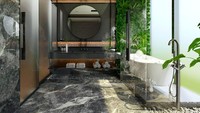 Desain kamar mandi di rumah baru Rachel Vennya. Foto: Instagram Angkasa Architects