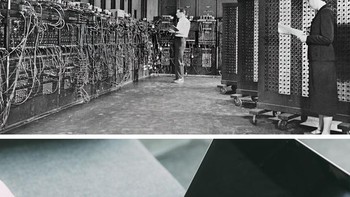 ENIAC perangkat elektronik Turing-lengkap pertama vs Komputer modern. Foto: Brightside