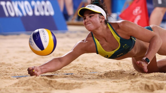 Heboh Tayangan Voli Pantai Wanita Olimpiade 2020 Diadukan ke KPI Salah satu cabor yang dipertandingkan di Olimpiade Tokyo adalah voli pantai wanita. Pertandingan yang disiarkan salah satu stasiun televisi di Indonesia itu diprotes salah satu penonton.