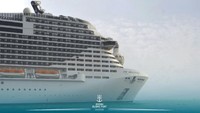 Peluncuran layanan kapal bernama MSC Bellisima ini dilakukan dua hari setelah Arab Saudi membuka terminal kapal pesiar pertamanya di Pelabuhan di Jeddah. Twitter @jeddahport.