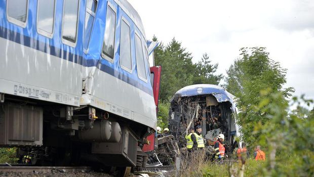 Kecelakaan Kereta di Rep. Ceko