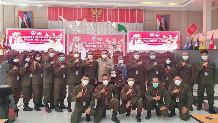 Ketua KPK Firli Bahuri saat isi materi Diklat Bela Negara dan Wawasan Kebangsaan