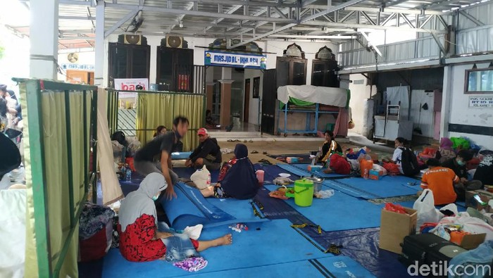 Lokasi pengungsian kebakaran Karet Tengsin, Jakpus