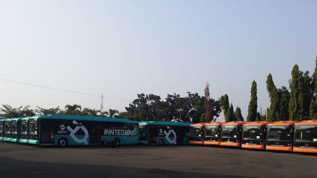 Mayasari Bakti bermitra dengan Transjakarta untuk pengadaan bus listrik