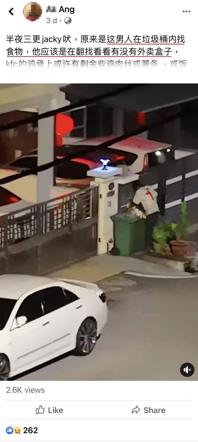 Miris! Pria Ini Diam-diam Bongkar Tempat Sampah demi Mencari Sisa Makanan