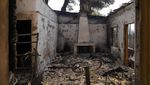 Pemukiman Warga Ludes Terbakar Gegara Kebakaran Hutan Yunani