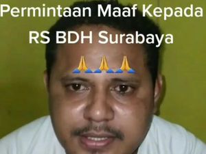 Pengunggah Video Viral Intimidasi Nakes RSUD BDH Surabaya Minta Maaf