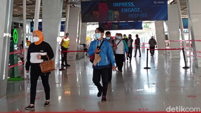 Situasi Stasiun Bogor, Rabu (4/8) pagi