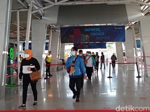 PPKM Level 4 Lanjut, Stasiun Bogor Tak Terlalu Ramai Pagi Ini