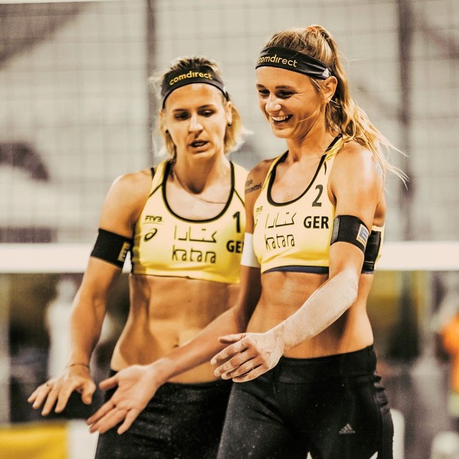 Tim voli pantai dari Jerman sering memenangkan berbagai kejuaraan. Tahun ini, Jerman pun diwakilkan oleh Laura Ludwig dan Margareta Kozuc yang punya banyak prestasi. Keduanya pun cukup sering mengunggah momen latihan di Instagram. Foto: Instagram