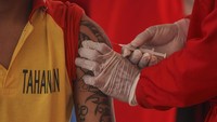 Vaksinasi tersebut menyasar 1.433 Warga Binaan Pemasyarakatan (WBP).