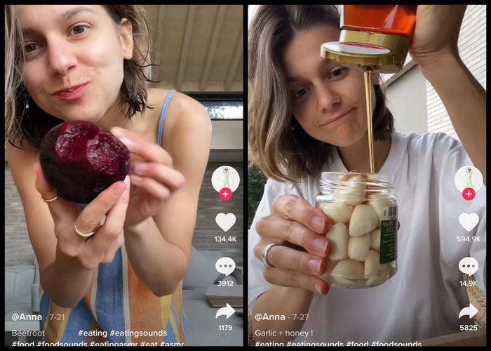 Viral! Seleb TikTok Hobi Makan Bit Mentah hingga Bawang Putih Campur Madu