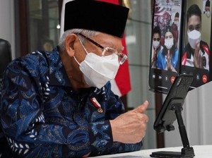 Video Call Greysia/Apriyani, Maruf Amin Ngaku Terharu dan Bangga