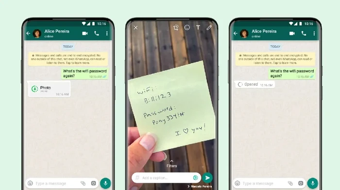 WhatsApp View Once