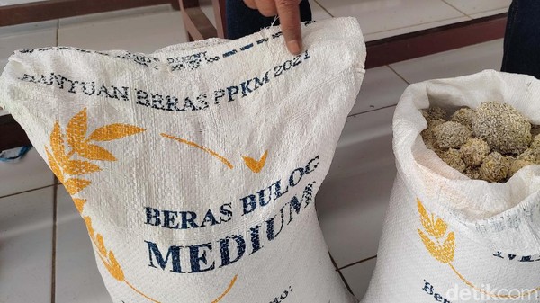 Begini Rupa Beras Batu Bansos PPKM untuk Warga Pandeglang