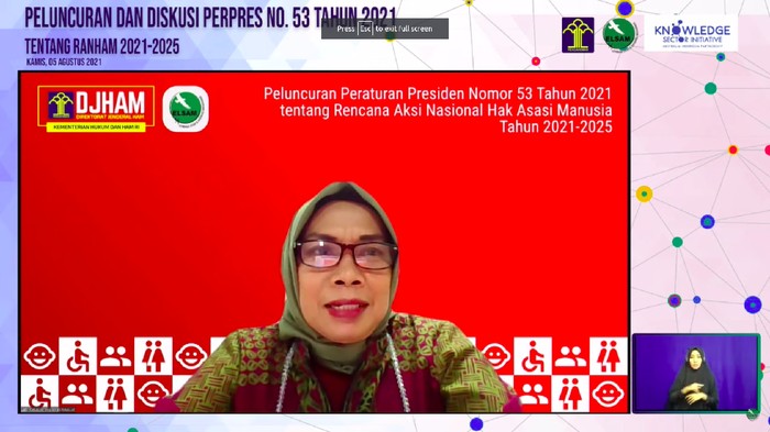 Direktur Kerja Sama HAM Kemenkumham, Hajerati
