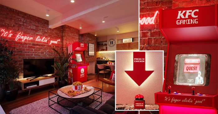 Seru! Hotel Tema KFC Ini Sediakan Tombol Pesan Fried Chicken di Kamar