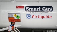 Oksigen tersebut ditempatkan menggunakan 4 gerbong ISO Tank yang masing-masing berisi 20 ton oksigen. Untuk selanjutnya diberangkatkan dari Stasiun Tanjung Priok menuju Stasiun Kalimas Surabaya.