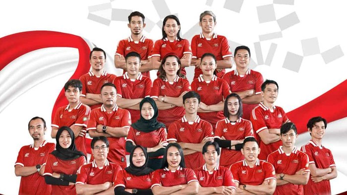 Kontingen Indonesia di Paralimpiade Tokyo 2020.
